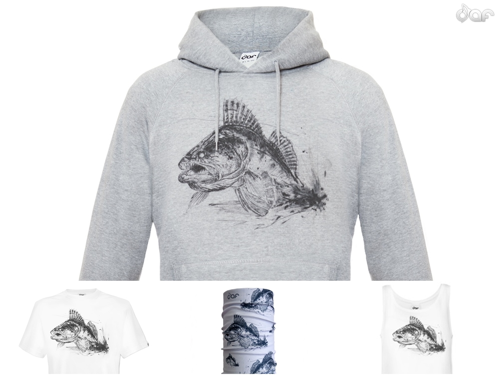 Shirts, Hoody und Kunst mit dem "Zanderstrike" im DaF Sop